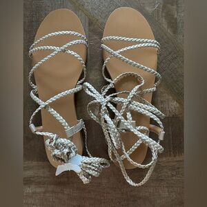 J Crew Braided Sandals NIB size 10